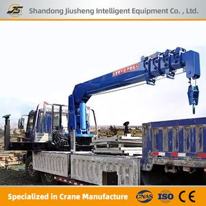 Small Truck-Mounted Cranes 3t5t8t Light Truck Crane Telescopic Boom Truck Crane