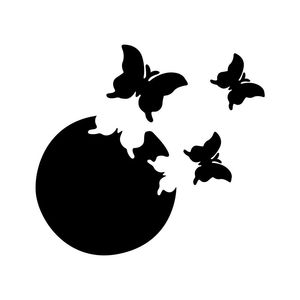 4 PCS 3D Acrylic Mirror Wall Stickers Removable Butterfly Mirror Wall Decoration