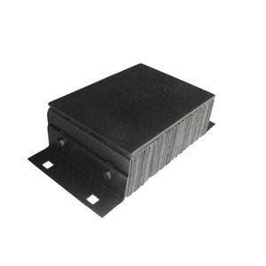 Steel Face Laminated Dock Bumpers, Laminated Rubber Rectangular Dock Bumpers