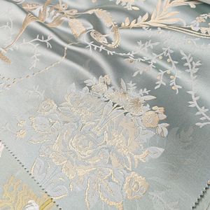 Jacquard Elegent Damask Tradition 280cm Wide 100% Polyester Neoclassical Curtain Fabric