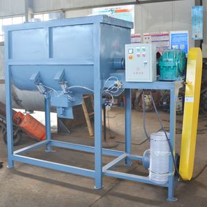 Plastic Mixing Equipment Drying Coloring Powder PE Granules Ribbon Blender Screw Mixer Machine