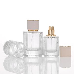 Cosmetics Packaging Fragrance Spray Glass Bottles Empty Perfume Bottles 30ml 50ml 100ml Perfume Refillable Custom Spray Pump Perfume Glass Bottle