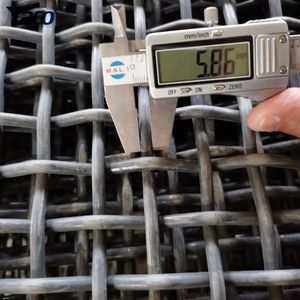 Anping Vibrating Screen Mesh 65mn 45# Manganese Steel Woven Crimped Wire Mesh