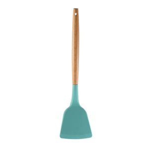 12 Piece Nordic Green Non-Stick BPA Free Silicone Kitchen Cooking Utensils Set