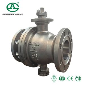 Heavy-Duty Trunnion Mounted Stainless Steel Ball Valve for Chemicals