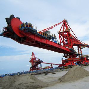 High Performance Boom Bucket-Wheel Stacker and Reclaimer