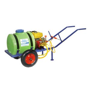 100L Orchard Garden Park Agricultural Crop Pesticide Gasoline Power Car Pull Wheeled Trolley Sprayer