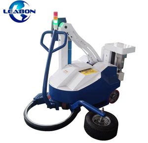 Curved Arm Self-Propelled Pre-Stretching Film Wrapping Machine