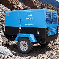 Good Quality Screw Portable Electrical Air Compressor of Price for Machine