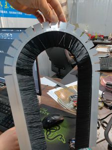 Industrial Irregular Aluminum Alloy Sealing Cabinet Dust-Proof Strip Brush