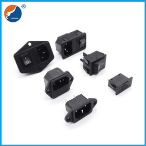 C13 C14 AC Socket PCB Mount AC Power Socket 110V 220V