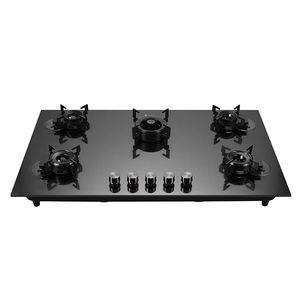 Commercial Kitchen Equipment Premium 5-Burner Gas Stove with Safety Certifications