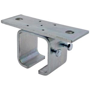 Metal Stamping Parts Hanging Door Accessories Zinc Plated Wall Fixing Flat Bracket