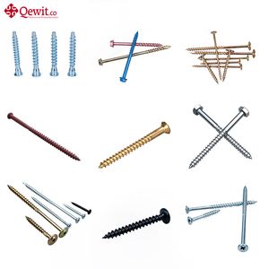 Hardware Fastener Zinc Yellow Plated Carbon/Stainless Steel/Brass Self Tapping/Drilling/Wood/Timber/Chipboard Screw with CE Certified for Furniture/Gypsum