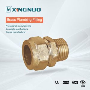 Adjustable Multi-Port Brass Plumbing Fitting Manifold for Water Control