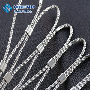 304 Stainless Steel X-Tend Rope Mesh Fencing Stainless Steel Rope Wire Zoo Mesh
