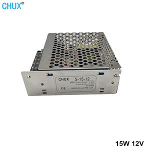 15W SMPS Single Output S Series AC 220V to DC 12V LED Switching Power Supply with CE