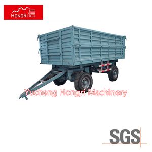 Tractor Mounted 5 Tons Farm Hydraulic Dump Trailer Tipping Trailer