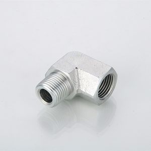 5t9 Stainless Steel 304/316 High Pressure 90 Degree Elbow RC1/8 BSPT Hydraulic Hose Adapter