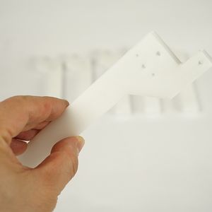 Weaving White Optimax Lubrication Stick Textile Machine Spare Nylon Parts