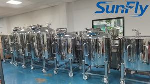 Food Sanitary Stainless Steel Heating Mixing Storage Tank Vertical Jacketed Storage Tank for Cosmetic Pharmaceutical Beverage Liquid Cream