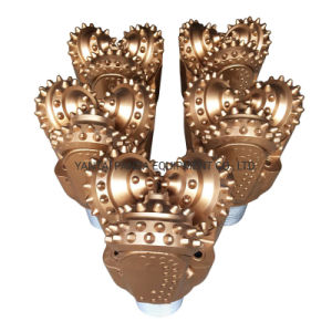 Tricone Bit for Oil Water Well Drilling, 6 3/4" 8 1/2", 12 1/4", 17 1/2" 24", Tricone Drill Bit, TCI Steel Tooth Tricone Bit