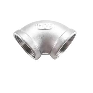 Premium 316 Stainless Steel 90-Degree Elbow Connector for BSPT Applications