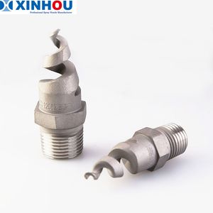 3/8 1/2 3/4 PP Plastic Stainless Steel Water Jet Spray Spiral Nozzle for Cooling Tower