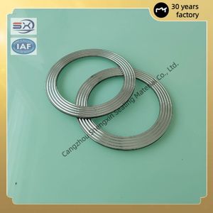 316 Stainless Steel Corrugated Ring Gasket with Graphite Coating