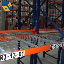 Warehouse Storage Steel Wire Mesh Decking Support Racking