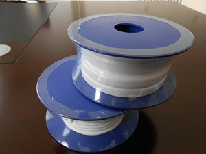 PTFE Tape, PTFE Expand Seal Tape, White Expanded PTFE Elastic Ribbon/ Tape/ Band for Industrial Seal