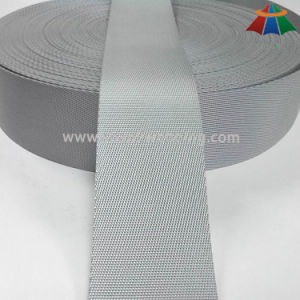 5cm Silver Grey Diagonal Weave Nylon Webbing for Backpack of High Quality