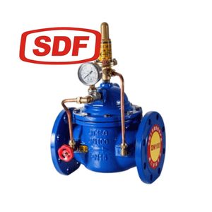 Durable Ductile Iron Flange Pilot Operated Pressure Relief Valve