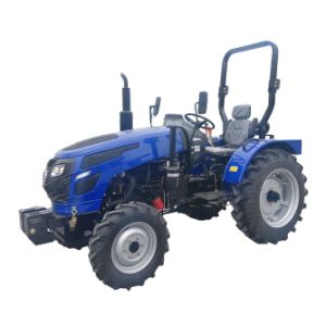25HP 30HP 35HP 40HP 50HP 4X4 4WD New Mini Small Middle Large Agricultural Farm Hand Walking Wheel Tractor for Disc Plough Front Loader 4 in 1 Bucket Backhoe