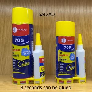 High Strength 400ml+100g Glue MDF Kit Activator Seconds Cure Fast Adhesive Super Glue