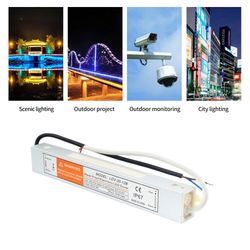 AC to DC Waterproof Power Supply with CE RoHS Authentication