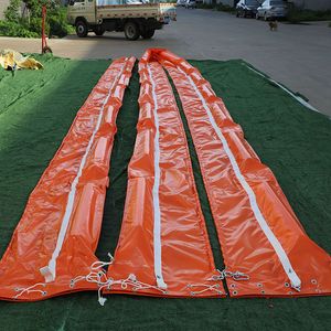 PVC Floating Oil Spill Absorbent Emergency Sea Absorbent Oil Containment Boom Barrier