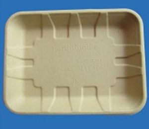 Biodegradable Bamboo Pulp Tray / Plate