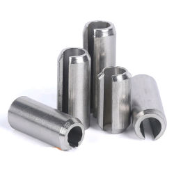 SS304 316 Stainless Steel Carbon Steel Spring Pins ISO8752 Groove Spring Pin DIN7346