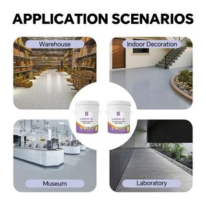 Two Components KASTAR 51 Epoxy Resin Color Sand Flooring Coating