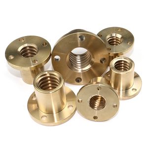 High Helix Stainless Steel304 Threaded Screw 3000mm Lead Screw with Brass Nut