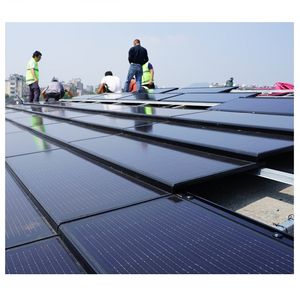 Integrated Solar Roof Renewable Energy House Solutions Hybrid on-Grid off-Grid Solar Roof Panel Shingle BIPV