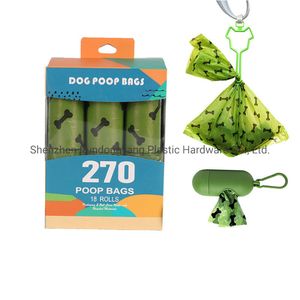 Pet Poop Waste Disposal Bag Biodegradable Compostable Degradable Dog Poop Bag Cornstarch Plastic Bpi Poop Garbage Bag Diaper Bags