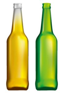 Glass Beer Bottle for Brewing 330ml, 500ml, 650ml.