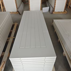 Modern Interior Doors Custom Hollow Wood Primed Molded MDF Wooden Doors Hotel Shaker Style Doors for Houses Latest Designs