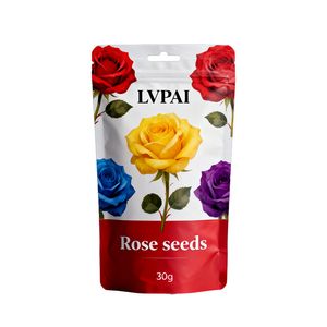 Safe Food Grade Resealable High Barrier Stand up Seed Bag