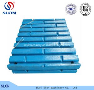 Manganese Casting Jaw Crusher Wear Parts Fixed / Swing Jaw Plate