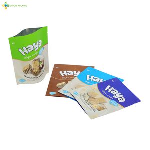 Waffle Packaging Bags Stand up Zipper Pouch Mylar Bags