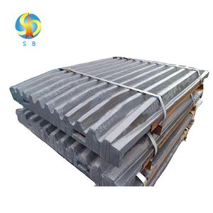 High Manganese Wear Casting Parts Stationary/Movable Jaw Plate for Jaw Crusher