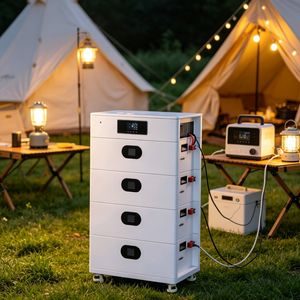 Stackable Inverter All-in-One LiFePO4 Lithium Ion Batteries Pack Home Energy Storage System